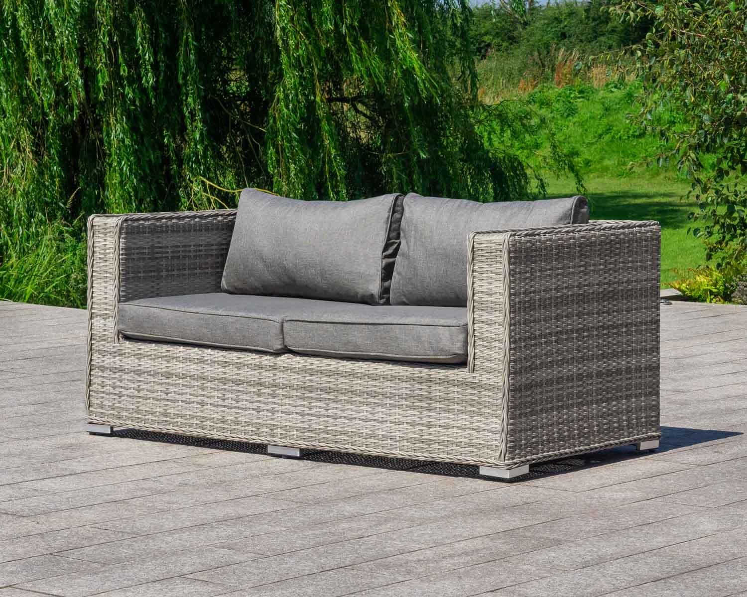 trendy garden rattan sofa bed