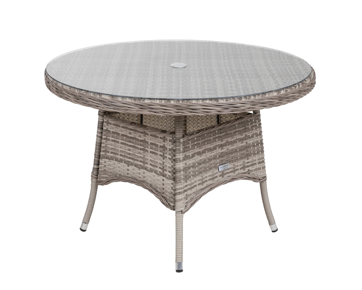 round rattan kitchen table and chair